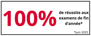résultats examen 2025 : 100%