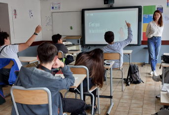 les élèves participent à la sensibilisation contre le harcèlement