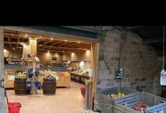 espace de vente de la ferme de Compi pù Mauraine fait son stage