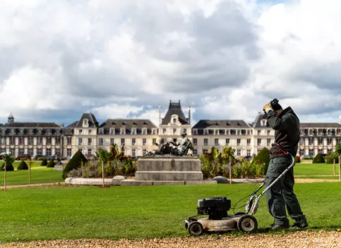 Façade château des vaux paysage