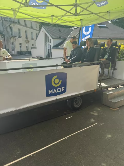 Les élèves du Campus Saint-Antoine participent aux ateliers de sécurité routière