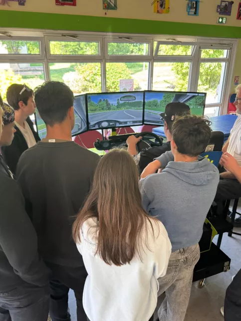 Les élèves du Campus Saint-Antoine participent aux ateliers de sécurité routière