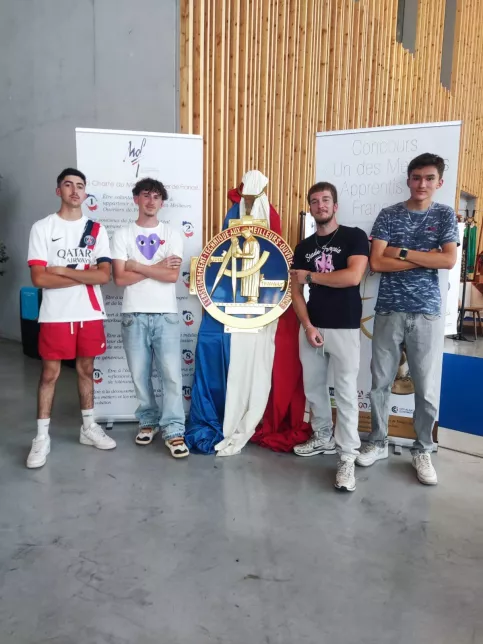 les jeunes ont reçu leurs médailles d'or au concours MAF régional 2025